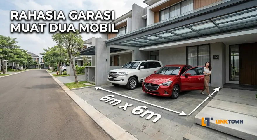 Standar Ideal Ukuran Garasi 2 Mobil agar Tidak Mengokupasi Jalan Komplek
